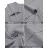 image:imageAlimens amp Gentle Mens Cuban Guayabera Shirts Cotton Linen Short Sleeve Button Down Shirts Casual Summer Beach Camp ShirtDark Grey