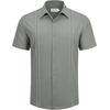 image:imageAlimens amp Gentle Mens Cuban Guayabera Shirts Short Sleeve Button Down Shirts for Men Summer Beach WeddingGrey