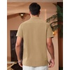 image:imageAlimens amp Gentle Mens Cuban Guayabera Shirts Short Sleeve Button Down Shirts for Men Summer Beach WeddingTan