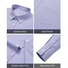 image:imageAlimens amp Gentle Mens Dress Shirts Long Sleeve Lightweight Gingham Shirts Regular Fit Business Casual Plaid Shirt with PocketBlue Red plaid