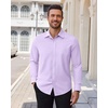 image:imageAlimens amp Gentle Mens Dress Shirts Stretch Solid Wrinkle Free Button Down Shirt Business Wedding Casual Button Up ShirtLavender
