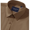 image:imageAlimens amp Gentle Mens Dress Shirts Transitional Weather Long Sleeve Stretch WrinkleFree Button Down TopDark Khaki