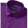 image:imageAlimens amp Gentle Mens Dress Shirts Transitional Weather Long Sleeve Stretch WrinkleFree Button Down TopDark Purple