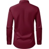 image:imageAlimens amp Gentle Mens Dress Shirts Transitional Weather Long Sleeve Stretch WrinkleFree Button Down TopWine Red