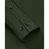 image:imageAlimens amp Gentle Mens Dress Shirts Wrinkle Free Stretch Solid Long Sleeve Button Down Shirt Wedding DatingArmy Green