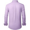 image:imageAlimens amp Gentle Mens Dress Shirts Wrinkle Free Stretch Solid Long Sleeve Button Down Shirt Wedding DatingPink Purple
