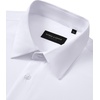 image:imageAlimens amp Gentle Mens Dress Shirts Wrinkle Free Stretch Solid Long Sleeve Button Down Shirt Wedding DatingSolid White