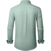 image:imageAlimens amp Gentle Mens Dress Shirts Wrinkle Free Stretch Solid Long Sleeve Button Down Shirt Wedding DatingTurquoise Green
