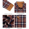 image:imageAlimens amp Gentle Mens Flannel Long Sleeve Shirt Classic Plaid Button Down Shirts Soft Warm Winter Tops with Pocket Work CampOrange Navy Plaid