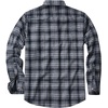 image:imageAlimens amp Gentle Mens Flannel Shirt Long Sleeve Plaid Button Down Shirts Jacket Casual Work Outdoor Camp with PocketsGrey White Plaid