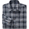 image:imageAlimens amp Gentle Mens Flannel Shirt Long Sleeve Plaid Button Down Shirts Jacket Casual Work Outdoor Camp with PocketsGrey White Plaid