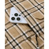 image:imageAlimens amp Gentle Mens Flannel Shirt Long Sleeve Plaid Button Down Shirts Jacket Casual Work Outdoor Camp with PocketsKhaki Black Plaid
