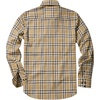 image:imageAlimens amp Gentle Mens Flannel Shirt Long Sleeve Plaid Button Down Shirts Jacket Casual Work Outdoor Camp with PocketsKhaki Black Plaid