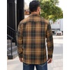 image:imageAlimens amp Gentle Mens Flannel Shirts Long Sleeve Casual Plaid Button Down Shirt Jacket Work Daily Shackets with PocketsCoffee Brown