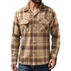 image:imageAlimens amp Gentle Mens Flannel Shirts Long Sleeve Casual Plaid Button Down Shirt Jacket Work Daily Shackets with PocketsKhaki