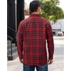 image:imageAlimens amp Gentle Mens Flannel Shirts Long Sleeve Casual Plaid Button Down Shirt Jacket Work Daily Shackets with PocketsRed Black