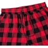 image:imageAlimens amp Gentle Mens Heavyweight Flannel Plaid Pajama Pants Adjustable Waistband Lounge Sleep Pants Color AdjustableRedampBlack Size Large