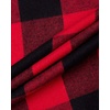 image:imageAlimens amp Gentle Mens Heavyweight Flannel Plaid Pajama Pants Adjustable Waistband Lounge Sleep Pants Color AdjustableRedampBlack Size Large