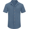 image:imageAlimens amp Gentle Mens Linen Shirts Cotton Hawaiian Shirts Short Sleeve Button Down Shirts Casual Summer Beach TopsBlue Wing Teal