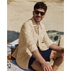 image:imageAlimens amp Gentle Mens Linen Textured Shirt Long Sleeve Summer Beach Tops  Cotton LinenRegular FitButton Down ShirtCasualWeddingPocketButton UpOld MoneyVacationRelaxedResortVintageOutdoorKhaki