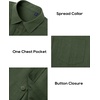 image:imageAlimens amp Gentle Mens Linen Textured Shirt Long Sleeve Summer Beach Tops  Cotton LinenRegular FitButton Down ShirtCasualWeddingPocketButton UpOld MoneyVacationRelaxedResortVintageOutdoorGreen
