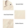 image:imageAlimens amp Gentle Mens Linen Textured Shirt Long Sleeve Summer Beach Tops  Cotton LinenRegular FitButton Down ShirtCasualWeddingPocketButton UpOld MoneyVacationRelaxedResortVintageOutdoorTan