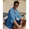 image:imageAlimens amp Gentle Mens Linen Textured Shirt Long Sleeve Summer Beach Tops  Cotton LinenRegular FitButton Down ShirtCasualWeddingPocketButton UpOld MoneyVacationRelaxedResortVintageOutdoorDusty Blue
