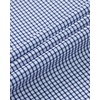 image:imageAlimens amp Gentle Mens Long Sleeve Button Down Shirts Stretch Regular Fit Dress Shirts Casual Work Gingham Shirts with PocketBlue White Plaid