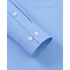 image:imageAlimens amp Gentle Mens Long Sleeve Button Down Shirts Stretch Regular Fit Dress Shirts Casual Work Gingham Shirts with PocketLight Blue Plaid