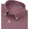 image:imageAlimens amp Gentle Mens Long Sleeve Button Down Shirts Stretch Regular Fit Dress Shirts Casual Work Gingham Shirts with PocketRed Black Plaid