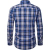 image:imageAlimens amp Gentle Mens Long Sleeve Dress Shirt Button Down Shirts with Pockets Regular Business Office Casual Plaid ShirtBlack Blue Plaid