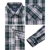 image:imageAlimens amp Gentle Mens Long Sleeve Dress Shirt Button Down Shirts with Pockets Regular Business Office Casual Plaid ShirtBlack Green Grey Plaid