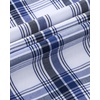 image:imageAlimens amp Gentle Mens Long Sleeve Dress Shirt Button Down Shirts with Pockets Regular Business Office Casual Plaid ShirtNavy Blue White Plaid