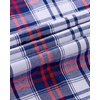 image:imageAlimens amp Gentle Mens Long Sleeve Dress Shirt Button Down Shirts with Pockets Regular Business Office Casual Plaid ShirtRed Blue Plaid