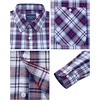 image:imageAlimens amp Gentle Mens Long Sleeve Dress Shirt Button Down Shirts with Pockets Regular Business Office Casual Plaid ShirtRed Blue Plaid
