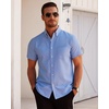 image:imageAlimens amp Gentle Mens Long Sleeve and Short Sleeve Oxford Shirt Work Casual Button Down Shirts