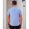 image:imageAlimens amp Gentle Mens Long Sleeve and Short Sleeve Oxford Shirt Work Casual Button Down Shirts