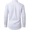image:imageAlimens amp Gentle Mens Oxford Button Down Shirt with Pocket  Stretch FabricWrinkle FreeRegular FitClassicBusiness CasualWeddingAll White