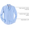 image:imageAlimens amp Gentle Mens Oxford Shirt Long Sleeve Button Down Shirt Casual Stretch Dress Shirt with Pocket