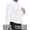 image:imageAlimens amp Gentle Mens Oxford Shirts Stretch Long Sleeve Dress Shirt for Men  Regular Fit No Pocket Work Casual Business Office Occasions Solid Tops Cotton Blend Fabric Daily Commuting OutfitsWhite