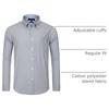 image:imageAlimens amp Gentle Mens Plaid Button Down Shirts Cotton Long Sleeve Dress Shirts Regular Fit Gingham ShirtsBlack Gingham