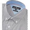 image:imageAlimens amp Gentle Mens Plaid Button Down Shirts Cotton Long Sleeve Dress Shirts Regular Fit Gingham ShirtsBlack Gingham