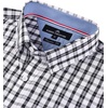 image:imageAlimens amp Gentle Mens Plaid Button Down Shirts Cotton Long Sleeve Dress Shirts Regular Fit Gingham ShirtsBlack White Plaid
