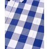 image:imageAlimens amp Gentle Mens Plaid Button Down Shirts Cotton Long Sleeve Dress Shirts Regular Fit Gingham ShirtsBlue  Buffalo Check