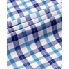 image:imageAlimens amp Gentle Mens Plaid Button Down Shirts Cotton Long Sleeve Dress Shirts Regular Fit Gingham ShirtsBlue  Check