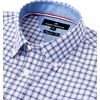 image:imageAlimens amp Gentle Mens Plaid Button Down Shirts Cotton Long Sleeve Dress Shirts Regular Fit Gingham ShirtsBlue  Gingham
