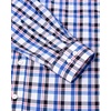 image:imageAlimens amp Gentle Mens Plaid Button Down Shirts Cotton Long Sleeve Dress Shirts Regular Fit Gingham ShirtsBlue Black  Check