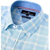image:imageAlimens amp Gentle Mens Plaid Button Down Shirts Cotton Long Sleeve Dress Shirts Regular Fit Gingham ShirtsBlueYellow  Plaid