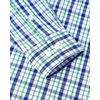 image:imageAlimens amp Gentle Mens Plaid Button Down Shirts Cotton Long Sleeve Dress Shirts Regular Fit Gingham ShirtsGreen Navy  Plaid