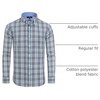 image:imageAlimens amp Gentle Mens Plaid Button Down Shirts Cotton Long Sleeve Dress Shirts Regular Fit Gingham ShirtsGreyGreen  Plaid